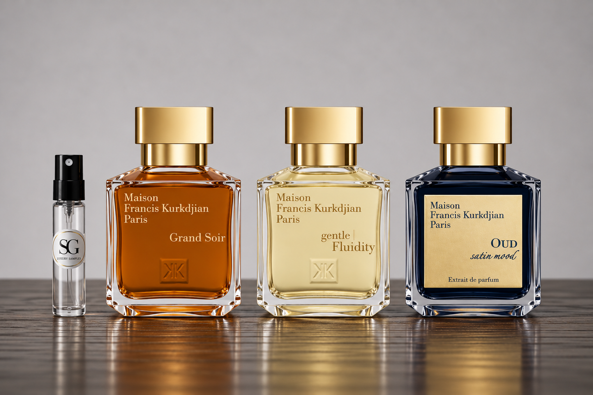 Maison Francis Kurkdjian Fragrance Collection samples set 1ml, 2ml, 5ml, 10ml