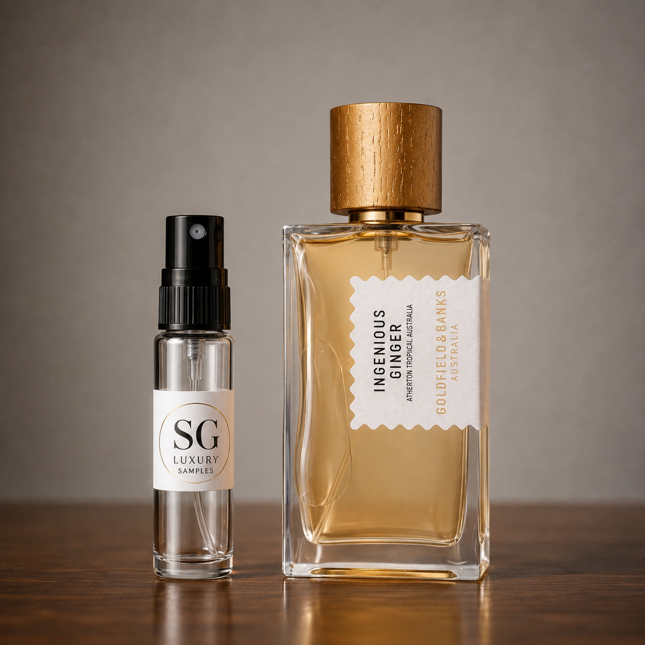 Goldfield & Banks Ingenious Ginger samples 1ml, 5ml, 10ml