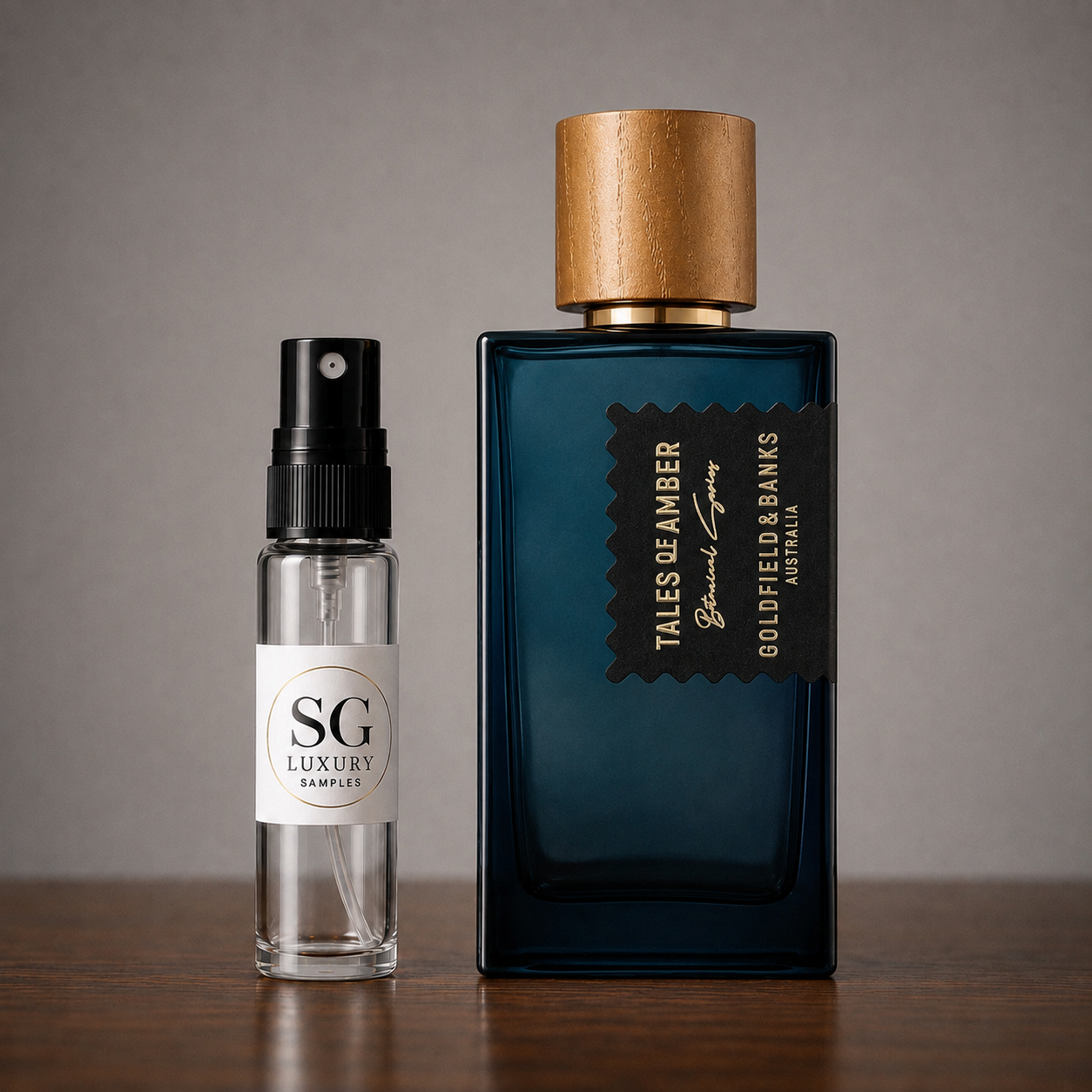 Goldfield & Banks Tales of Amber Extrait de Parfum samples 1ml, 5ml, 10ml