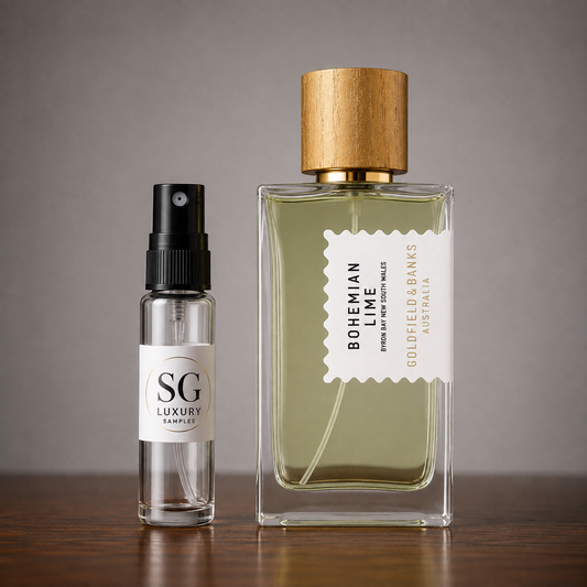 Goldfield & Banks Bohemian Lime parfum samples 1ml, 5ml, 10ml