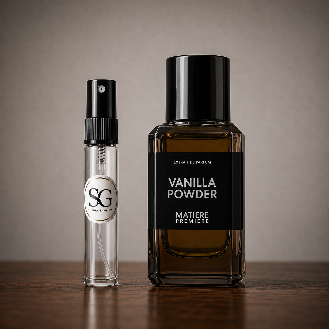 Matiere Premiere Vanilla Powder Extrait Samples 1ml, 5ml, 10ml