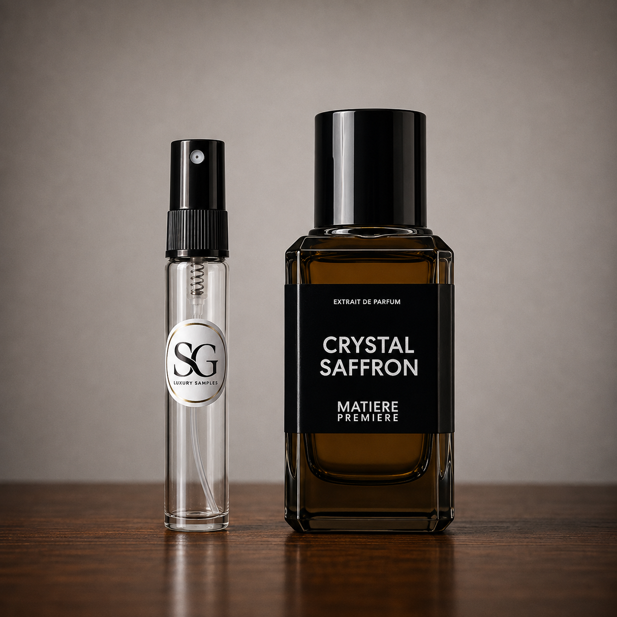 Matiere Premiere Crystal Saffron Extrait Samples 1ml, 5ml, 10ml