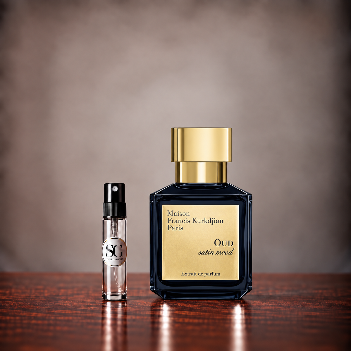 Maison Francis Kurkdjian Oud Satin Mood Extrait samples 1ml, 5ml, 10ml