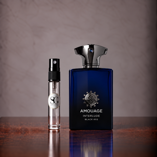Amouage Interlude Black Iris Man samples 1ml, 2ml, 5ml, 10ml