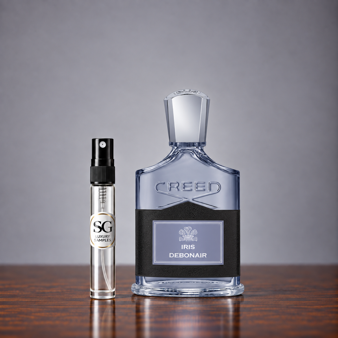 Creed Iris Debonair edp samples 1ml, 2ml, 5ml, 10ml – SG Luxury Samples