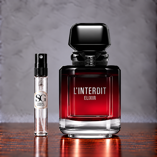 Givenchy L’Interdit Rouge Elixir samples 1ml, 2ml, 5ml, 10ml