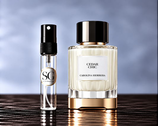 Carolina Herrera Cedar Chic samples 1ml, 2ml, 5ml, 10ml